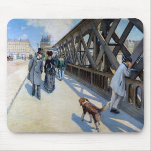 Tapis De Souris Gustave Caillebotte - Le Pont de l'Europe