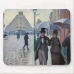 Tapis De Souris Gustave Caillebotte - Paris Street ; Rainy Day<br><div class="desc">Paris Street ; Rainy Day / Rue de Paris,  temps de pluie - Gustave Caillebotte en 1877</div>