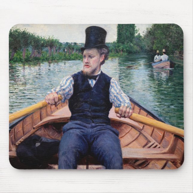 Tapis De Souris Gustave Caillebotte - Partie de bateau (Devant)