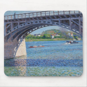 Tapis De Souris Gustave Caillebotte - Pont à Argenteuil & Seine