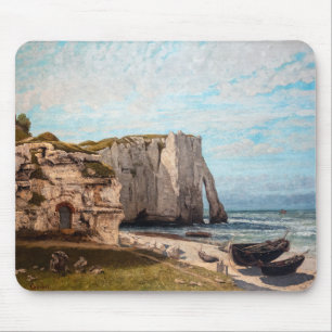 Tapis De Souris Gustave Courbet - Falaises à Etretat après la temp