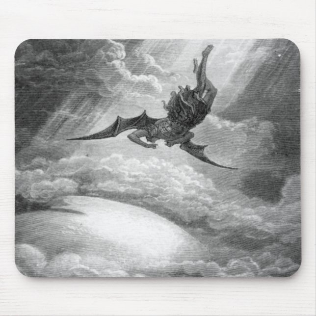 Tapis De Souris Gustave Dore Satan Du Paradis Perdu Par John Milt (Devant)