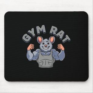 Tapis De Souris Gym Lover Bodybuilding Entraînement Drôle Gym Rat