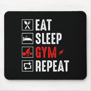Tapis De Souris Gymnase Amusant Fitness Bodybuilding Sports Weig