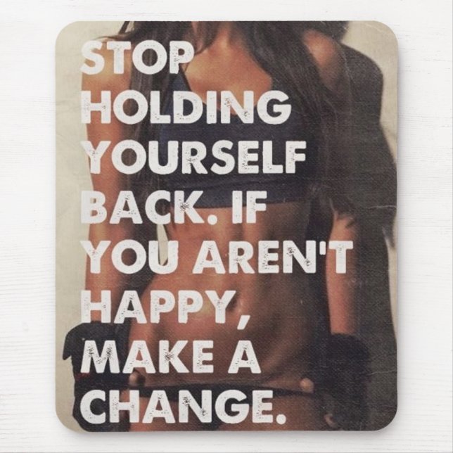 Tapis De Souris Gymnase Motivationnelle (Devant)