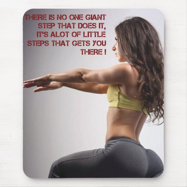 Tapis De Souris Gymnase Motivationnelle (Devant)