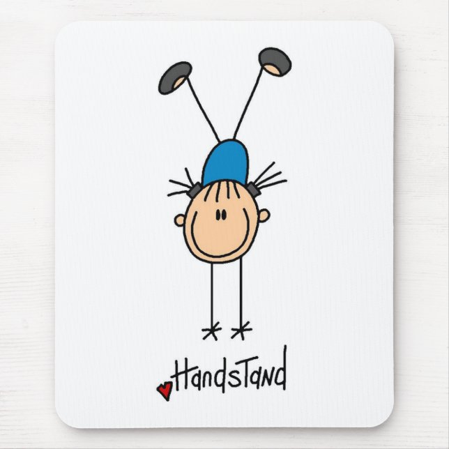 Tapis De Souris Gymnaste faisant l'appui renversé (Devant)