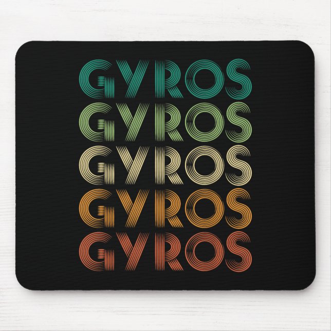 Tapis De Souris Gyros Grèce pied grec Malaka (Devant)