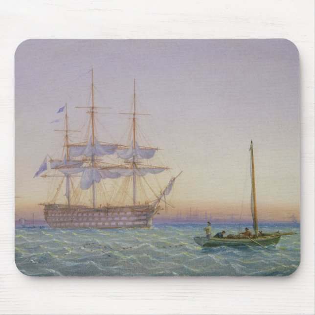 Tapis De Souris H.M. Frégates à l'Ancre (Devant)