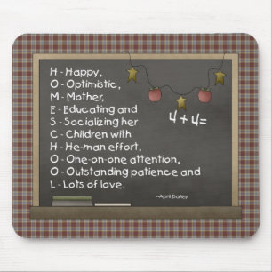 Tapis De Souris H.O.M.E.S.C.H.O.O.L. - Mousepad