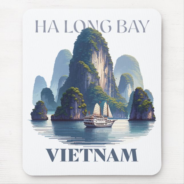 Tapis De Souris Ha Long Bay Vietnam (Devant)