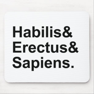 Tapis De Souris Habilis Erectus Sapiens   Membres du genre Homo