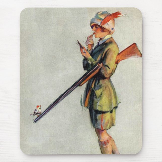 Tapis De Souris Habillé pour la chasse (Devant)