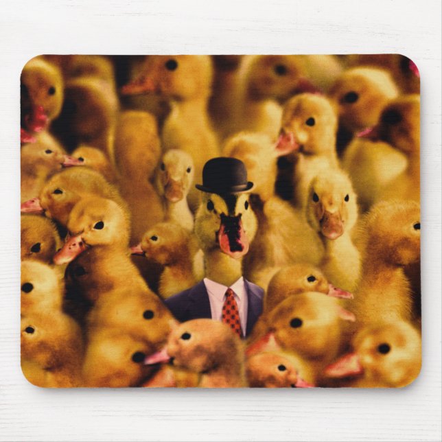 Tapis De Souris Habillé pour le canard de succès (Devant)