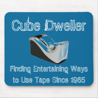 Tapis De Souris Habitant Mousepad de cube (bleu)