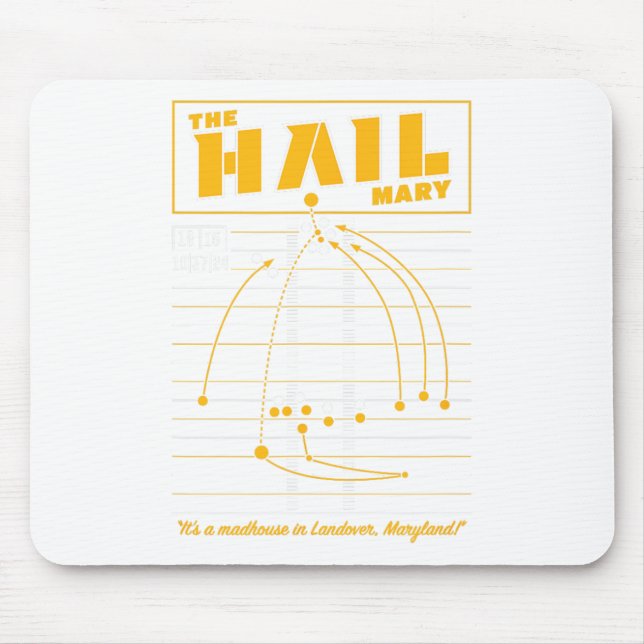 Tapis De Souris Hail Mary - Washington (Devant)