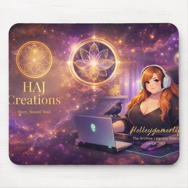 Tapis De Souris HAJ Creations: Official Archive Galaxy Mousepad (Devant)