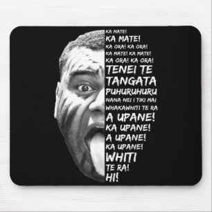 Tapis De Souris Haka Nouvelle-Zélande Maori Nouvelle-Zélande Fans 