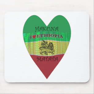 Tapis De Souris Hakuna Matata J'aime les couleurs Éthiopie.png