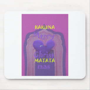 Tapis De Souris Hakuna Matata Joyeux Noël Amour Design.jpg