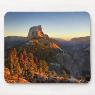 Tapis De Souris Half Dome at Sunset Detail - Yosemite