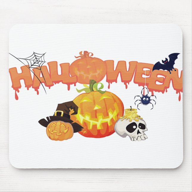 Tapis De Souris halloween (Devant)