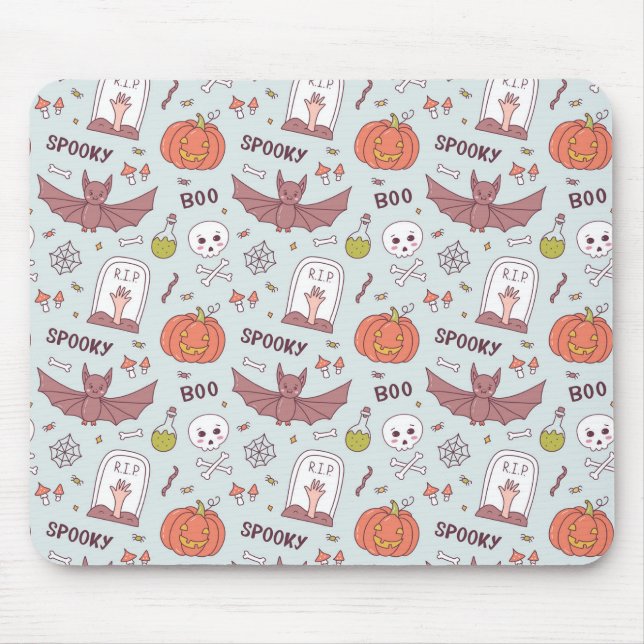 Tapis De Souris Halloween (Devant)
