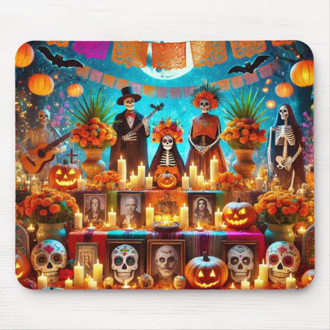 Tapis de souris Halloween (Devant)