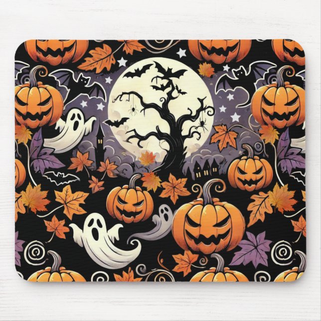 Tapis De Souris Halloween/Automne/Automne (Devant)