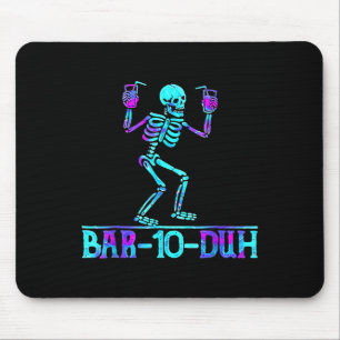 Tapis De Souris Halloween Bar 10 Duh Skeleton Costume de boisson