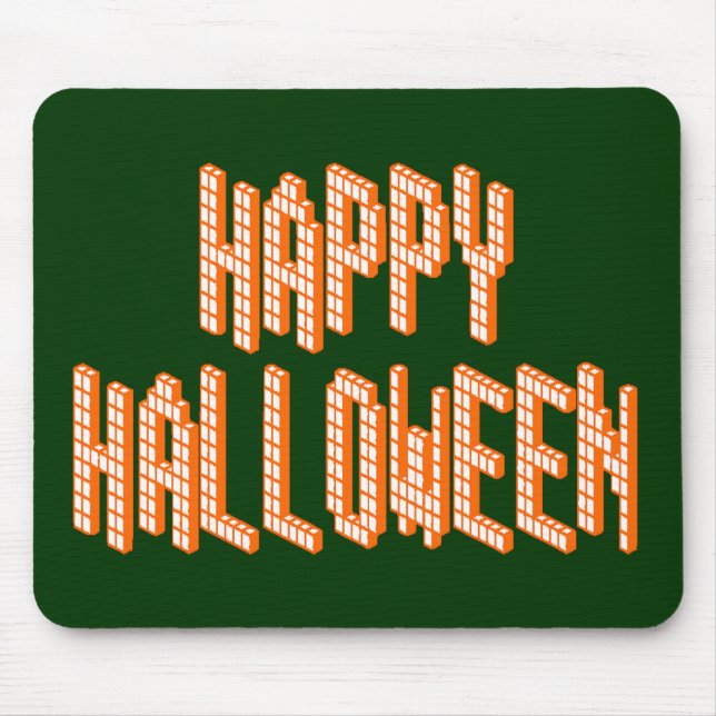 Tapis De Souris Halloween Blox Text (Devant)
