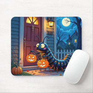 Tapis De Souris Halloween Centipede Trick ou le traitement