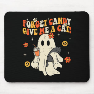 Tapis De Souris Halloween Chat Noir Oubliez Les Bonbons Donne-Moi