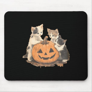 Tapis De Souris Halloween chats vintages des années 90