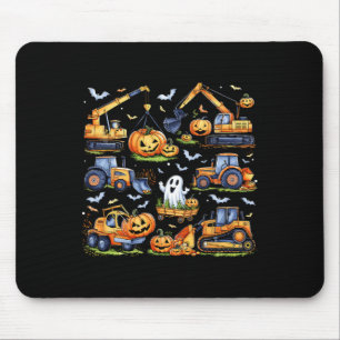Tapis De Souris Halloween Citrouille de camion de voiture de const