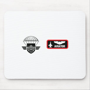 Tapis De Souris Halloween Costu, Pilote Aviateur Militaire Aviateu