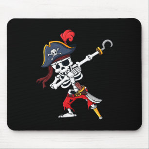 Tapis De Souris Halloween Dabbing Pirate Skeleton Fun Dab Boys Gir