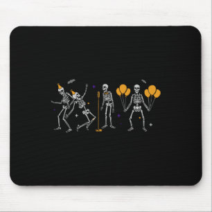 Tapis De Souris Halloween Dancing Skeletons Party Ballotte Musique