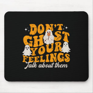 Tapis De Souris Halloween de santé mentale drôle N'abandonnez pas