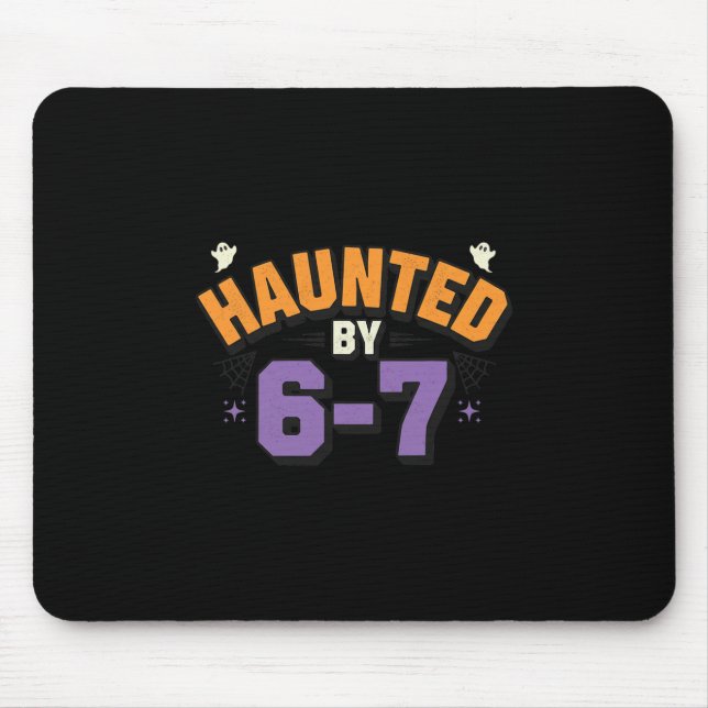 Tapis De Souris Halloween effrayant 67 Six Sept Mème 1 (15)  (Devant)