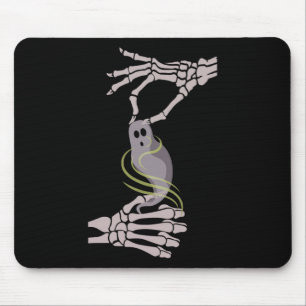 Tapis De Souris Halloween Éffrayant pour le fantôme des mains de s