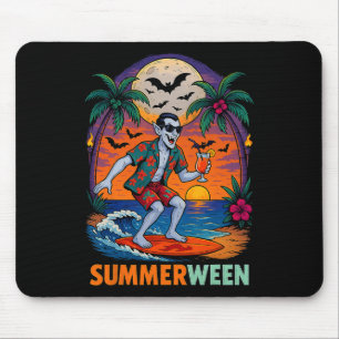 Tapis De Souris Halloween Été Ween Dracula Costume Beach Party