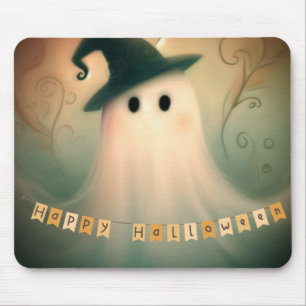 Tapis De Souris Halloween/Fantôme/Automne/Ornement capricieux