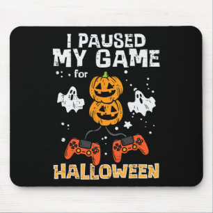 Tapis De Souris Halloween Gamer Pausse Mon Costume De Jeu Hommes G
