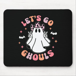 Tapis De Souris Halloween Go Ghouls Ghost Retro Costume femme
