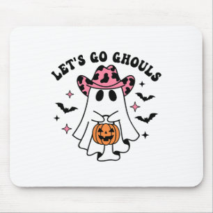 Tapis De Souris Halloween Go Ghouls Ghost Retro Costume femme