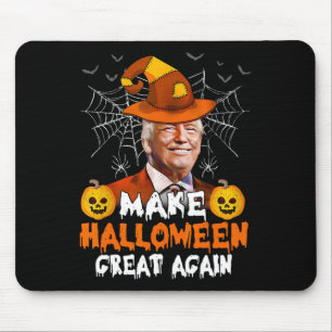 Tapis De Souris Halloween Grande encore drôle Trump Jack-o'-lanter
