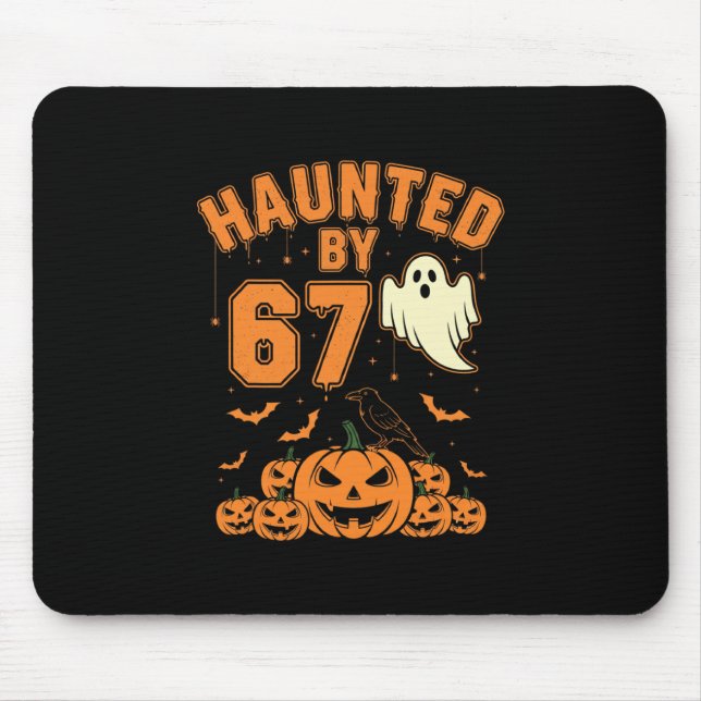 Tapis De Souris Halloween Haunted 67 Six Seven Meme 1 (21)  (Devant)