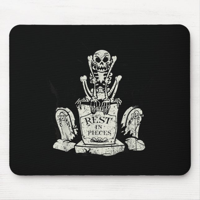 Tapis De Souris Halloween Hommes Femmes (Devant)