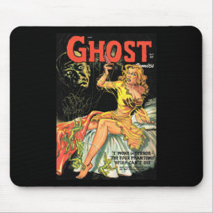 Tapis De Souris Halloween Horror Vintage Ghost Comic Book Retro Sc